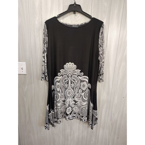 Women's Boho Whimsygoth Gothic Business Mob Wife Plus Size 1x Dress - Picture 5 of 7